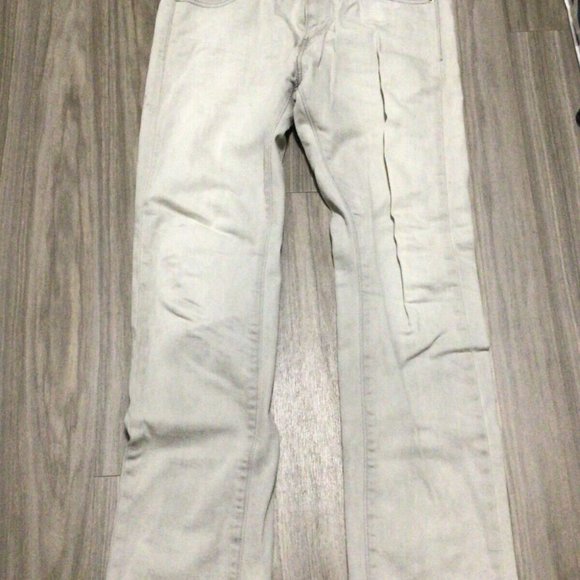 513 Levis JEANS MENS 30W 32L LIGHT GREY WASH SLIM STRAIT - Picture 9 of 9